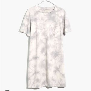 Madewell Tie Dye Crew T-shirt Dress Short Sleeve